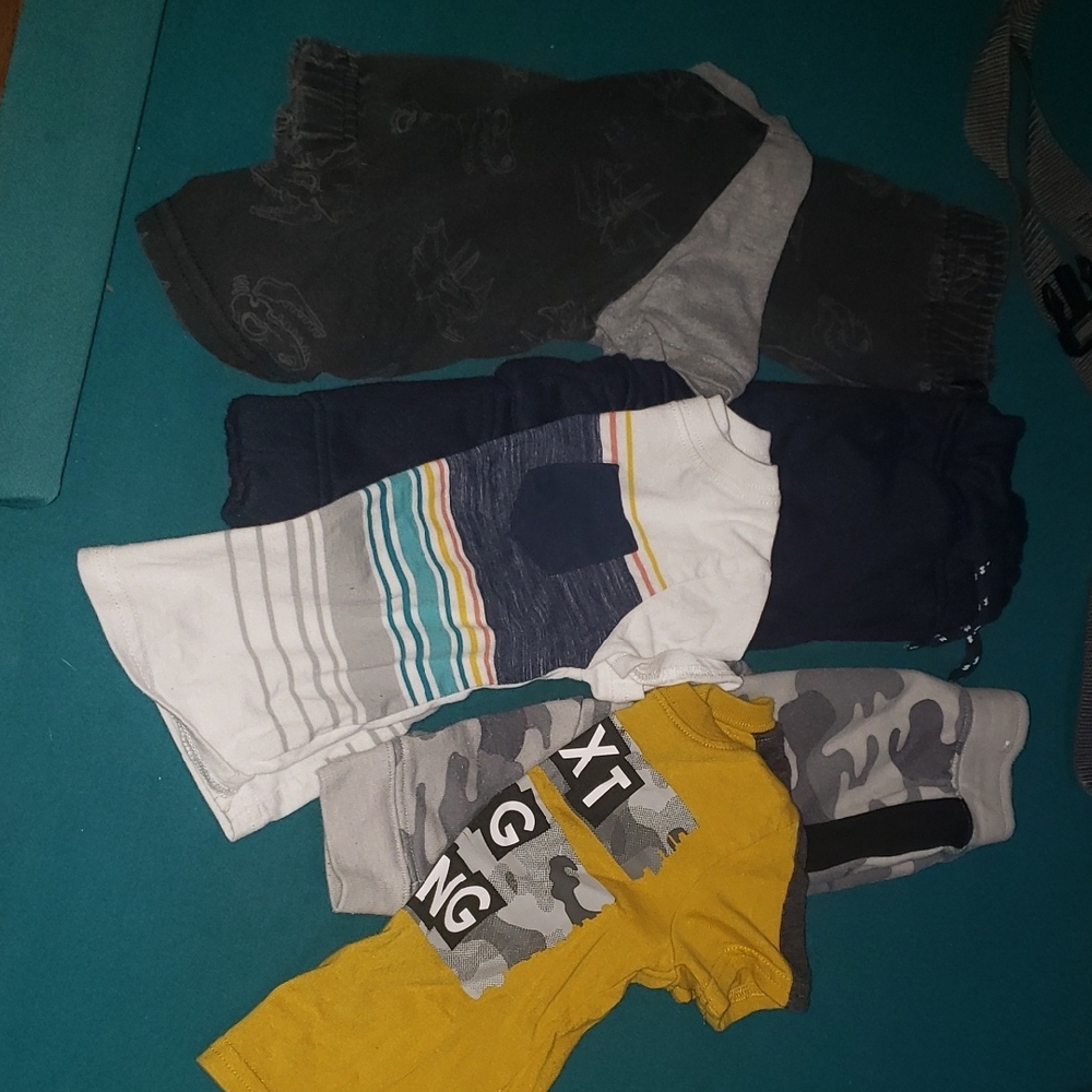 Boys Bundle - Garanimals Kids Matching Set - Yellow, Gray, White